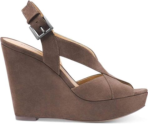 Michael Michael Kors Becky Wedge Taupe Sandal Women 